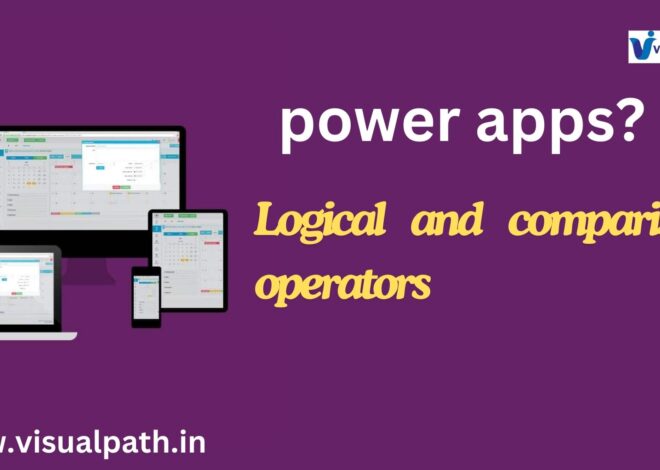 Introduction to power apps? Logical and comparison operators
