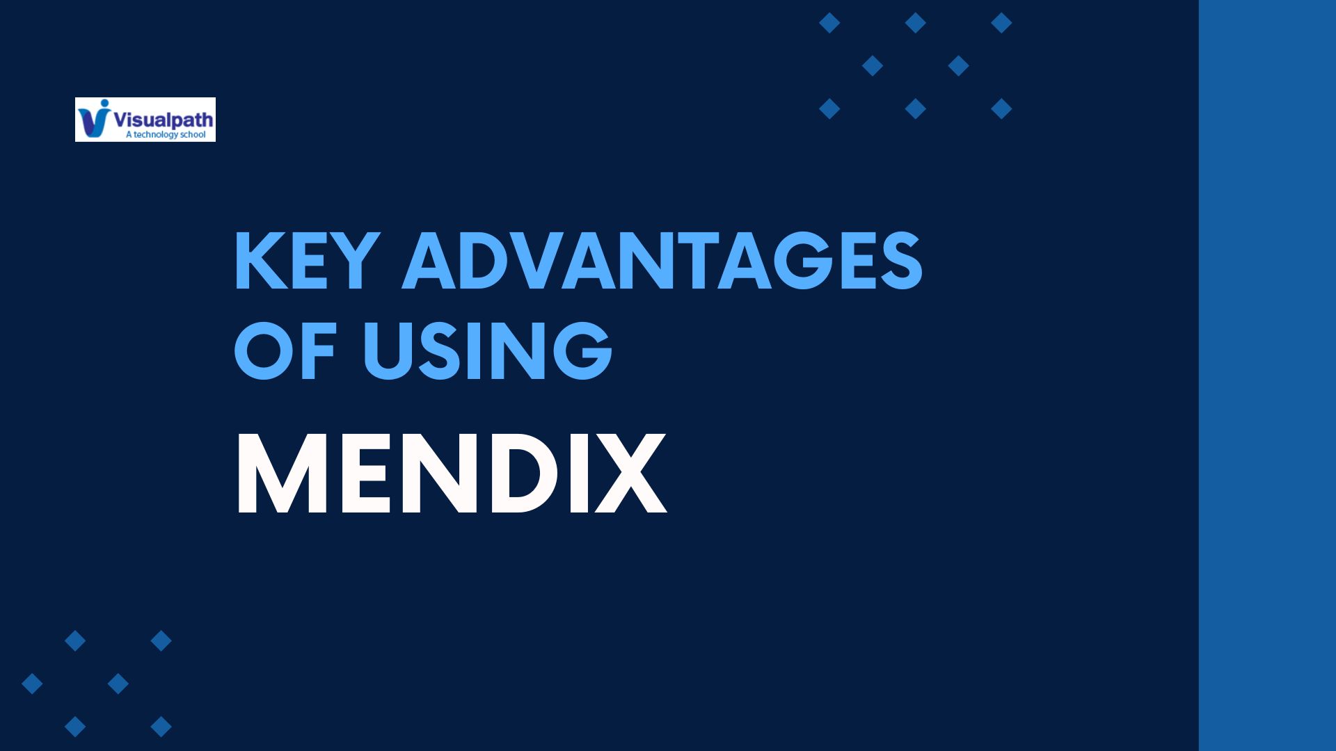 Key advantages of using Mendix low code approach?