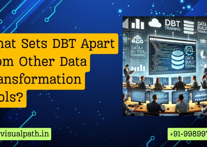 What Sets DBT Apart from Other Data Transformation Tools?