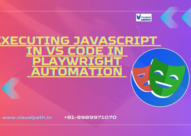 Executing JavaScript in VS Code in Playwright Automation Training?