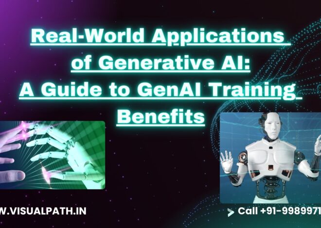 Real-World Applications of Generative AI: A Guide to GenAI Training Benefits