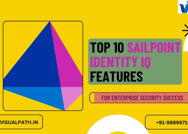 Sailpoint Online Training: Top 10 Features of Sailpoint Identity IQ