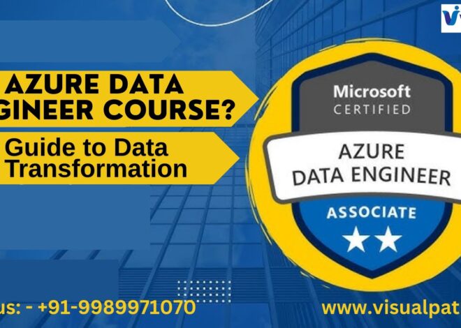 Azure Data Engineer Course? A Guide to Data Transformation with Azure Mapping Data Flows