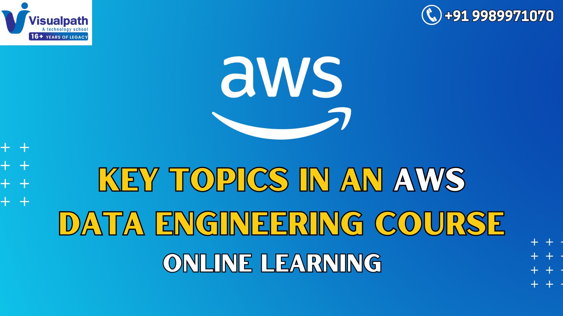 Key Topics in an AWS Data Engineering Course