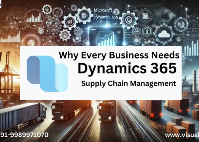 Dynamics 365 Supply Chain Management: Why Every Business Needs Dynamics 365 Supply Chain Management