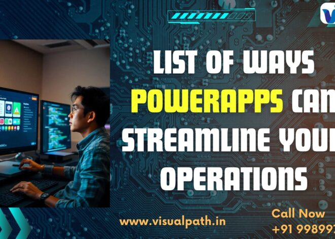 List of Ways PowerApps Can Streamline Your Operations