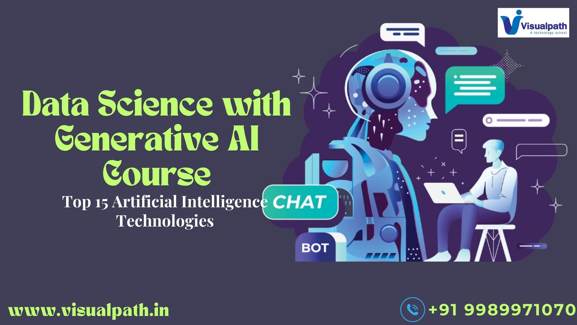 Data Science with Generative AI Course: Top 15 Hot Artificial Intelligence Technologies