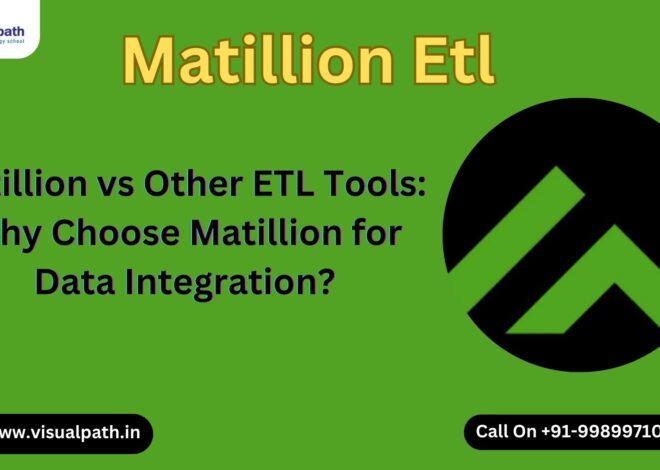 Matillion vs Other ETL Tools: Why Choose Matillion for Data Integration?