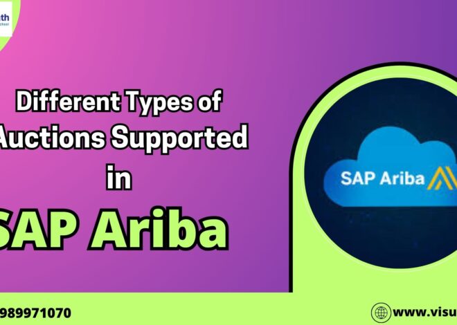 Types of Auctions Supported in SAP Ariba