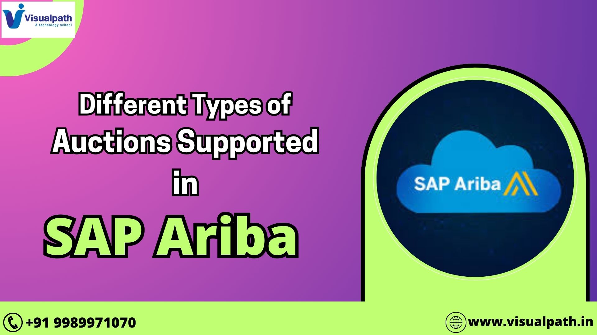 Types of Auctions Supported in SAP Ariba