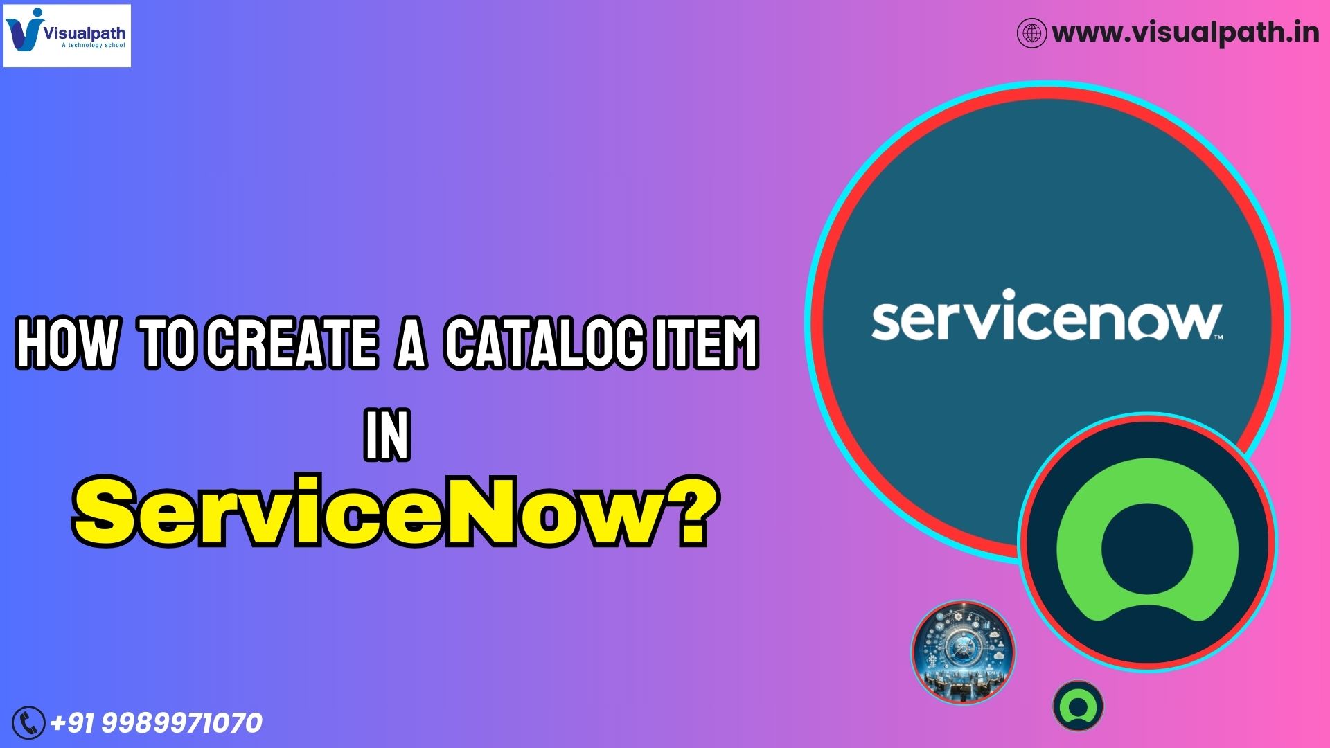 How to Create a Catalog Item in ServiceNow