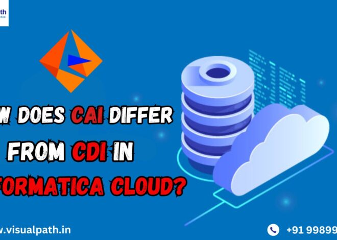 How Does CAI Differ from CDI in Informatica Cloud?