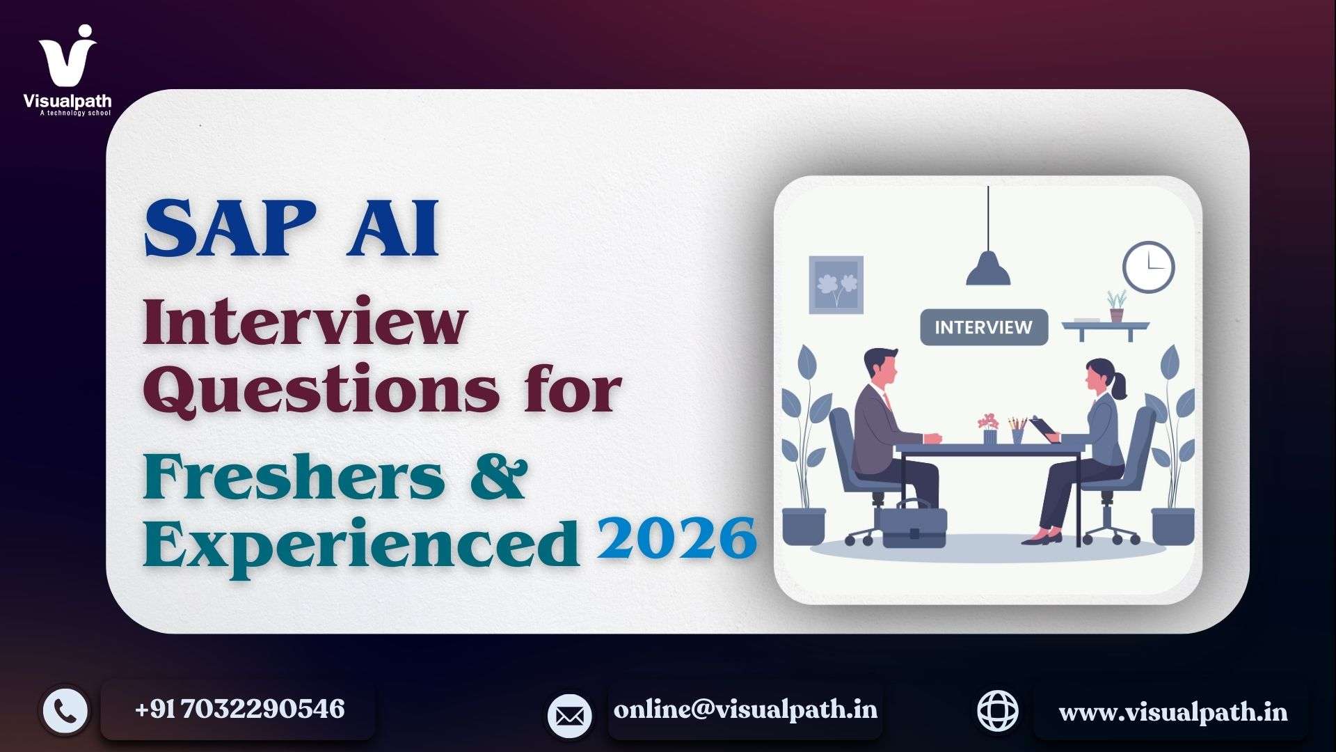 SAP AI Interview Questions for Freshers & Experienced 2026
