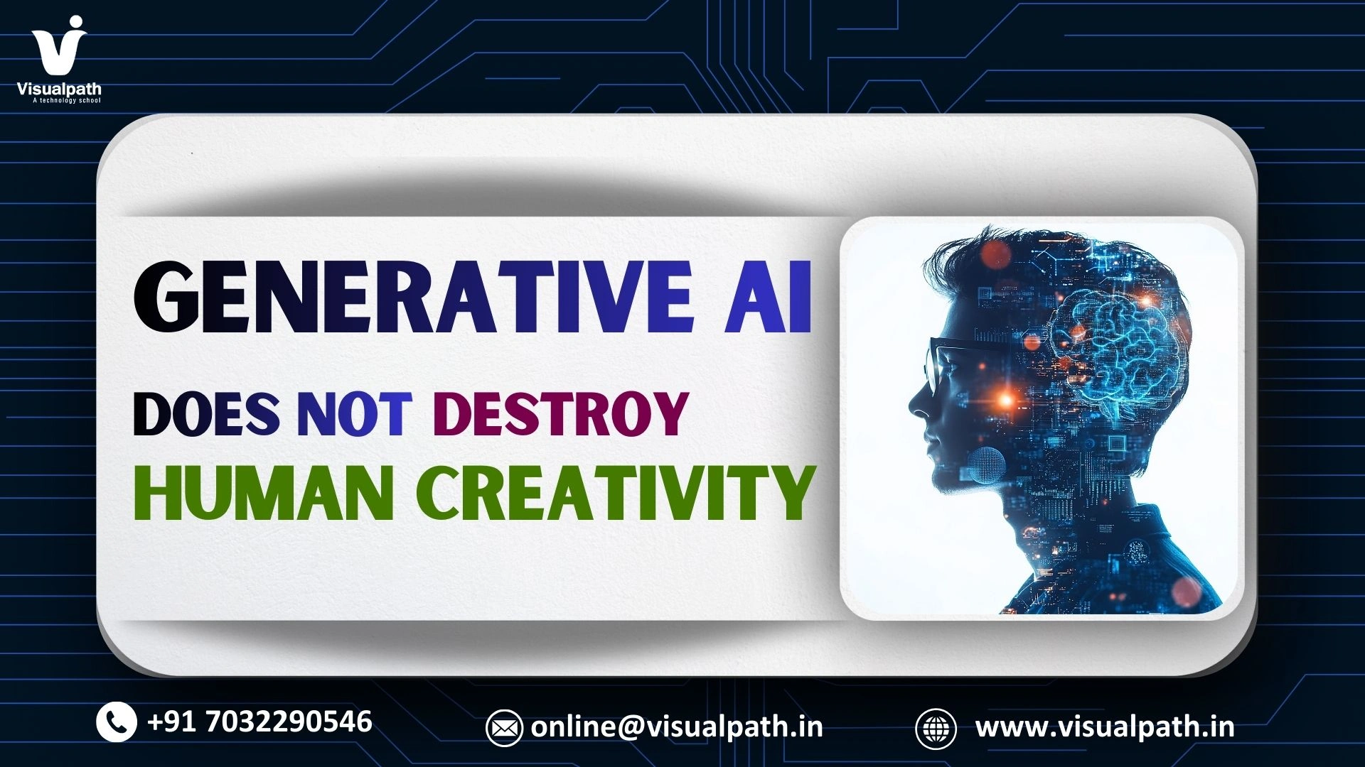 Generative AI Does Not Destroy Human Creativity